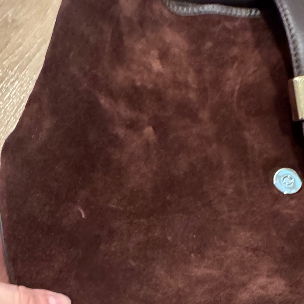Jcrew Women’s Dark Brown Suede Shoulder Bag - Picture 3 of 4